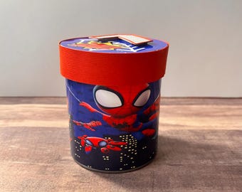 Personalized Spider-Man Pringles Can, Birthday Party Favors