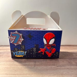Personalized Spider Favor Boxes - 3D Party Treat Boxes