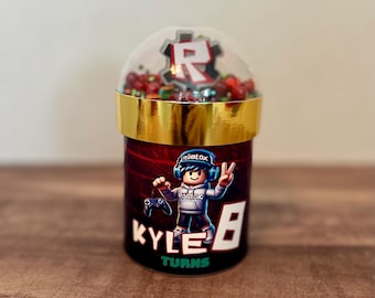 Roblox Personalized Pringles Shaker, Custom Party Favors