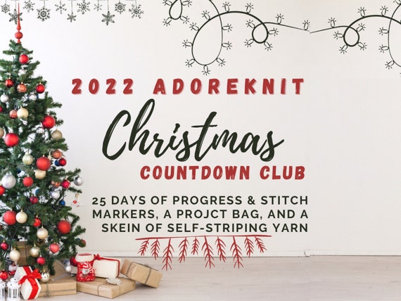 Project Christmas 2022 2022 Christmas Countdown Club Project Bag Yarn With | Etsy Canada