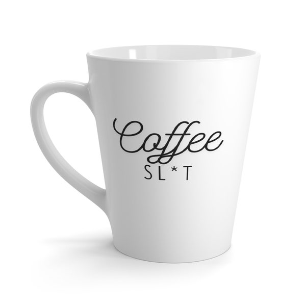 Coffee Simple Modern Mug 12oz Double Sided Adult Humor Lovers of Coffee Latte