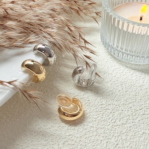 Orecchini A Clip A Forma Di Cuore - Orecchini Senza Foro Con Strass Per Un Look Elegante - Foto 12