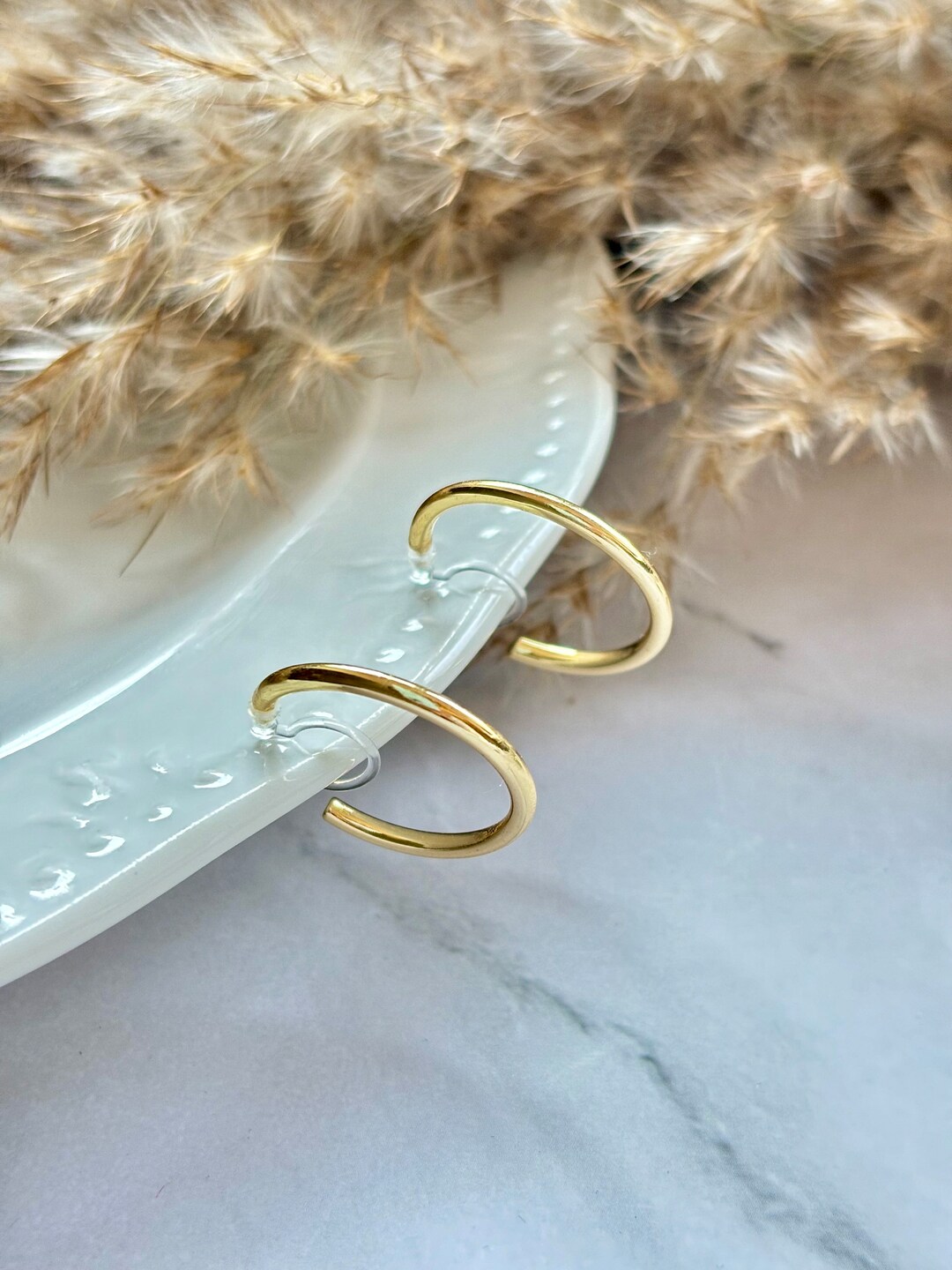 Acquista Orecchini a clip con perle artificiali semplici di moda coreana per le donne in Italia a partire da 5