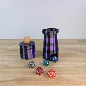 Collapsible Dice Tower 3D Printed Game Accessory