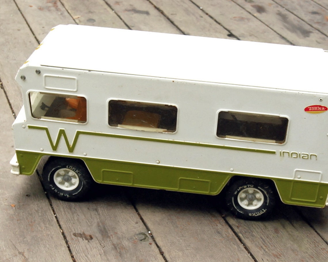 Vintage 1970s Tonka Toy Winnebago Indian Motorhome Camper Etsy