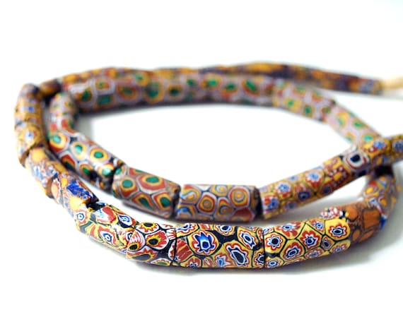 millefiori bead necklace