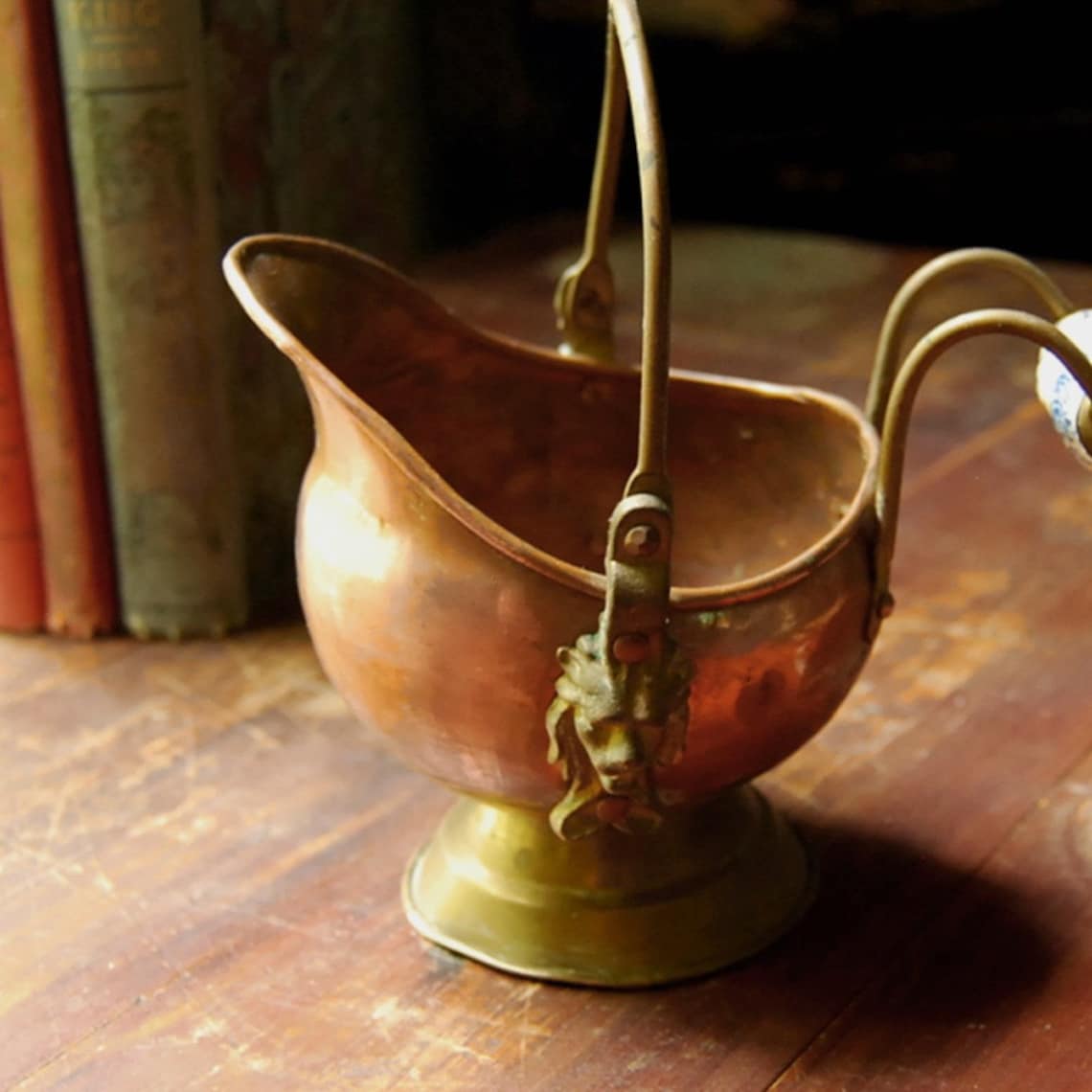 Vintage Copper Pot with Ceramic Handle Made in Holland Etsy