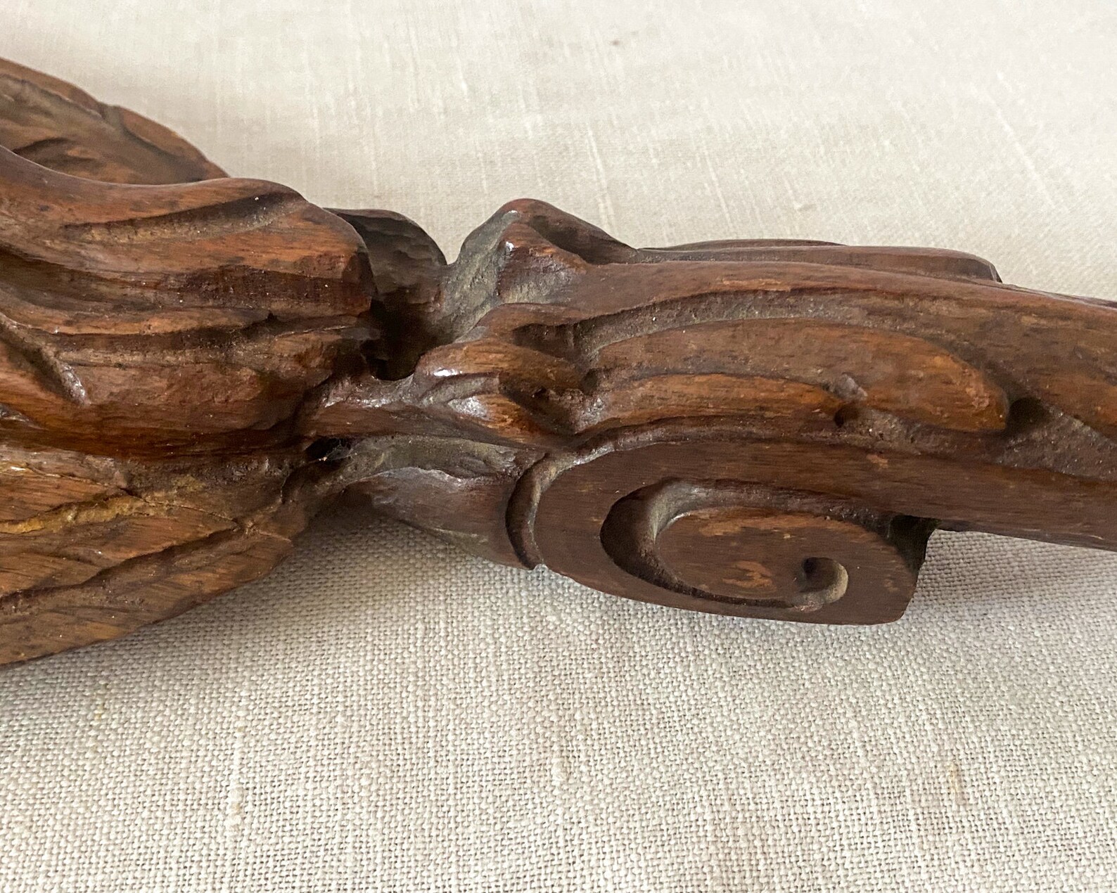 Carved Wood Chair Leg Vintage Salvage Eagle / Bird Sculpture Etsy