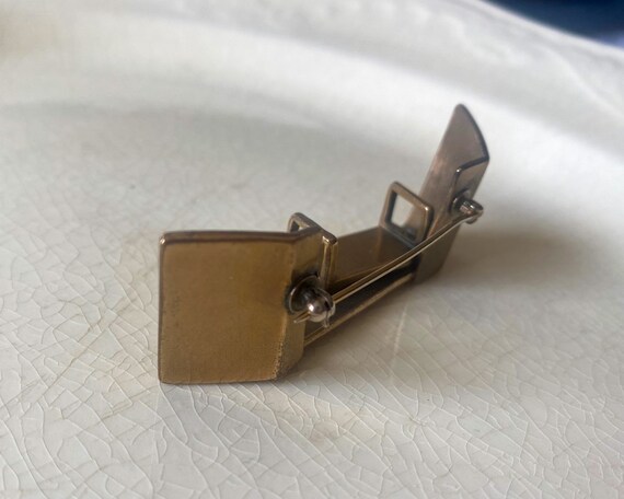 Georg Jensen Brooch, Vintage 1978 Sunshine & Nigh… - image 5