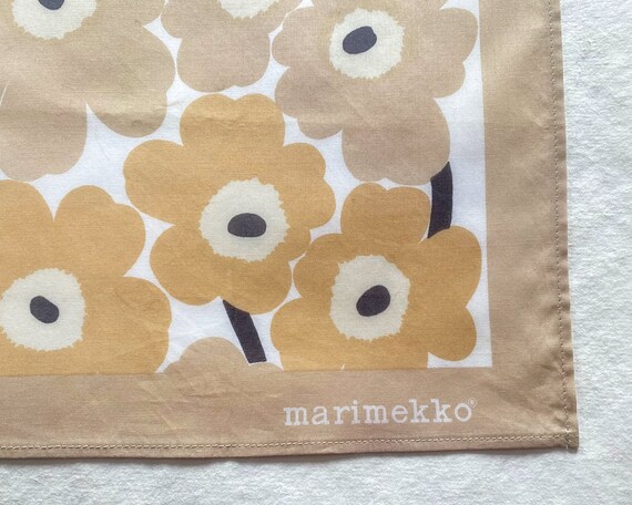 Marimekko Poppies Scarf, Vintage 1980s Unikko Ban… - image 3