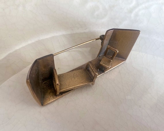 Georg Jensen Brooch, Vintage 1978 Sunshine & Nigh… - image 3