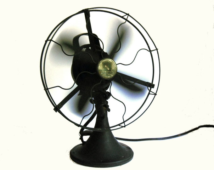 1930s Oscillating Fan Graybar Vintage Electric Cast Iron Fan Etsy