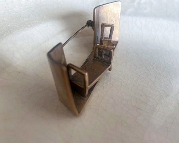 Georg Jensen Brooch, Vintage 1978 Sunshine & Nigh… - image 4