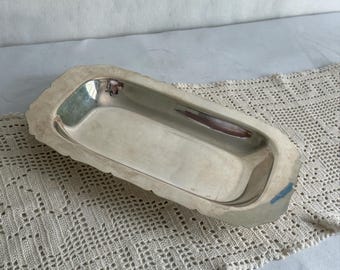 1920s Silver Plate Bread Tray or Serving Dish, Vintage EPSN Mulholland Silver 249