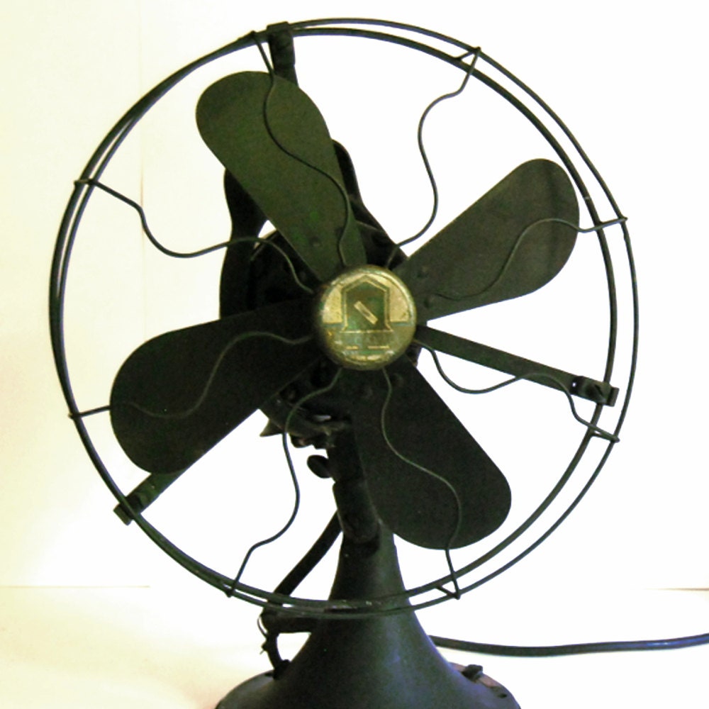 1930s Oscillating Fan Graybar Vintage Electric Cast Iron Fan Etsy