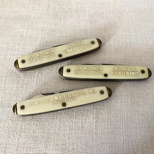 1 Vintage Pocket Knife, Advertising Pen Knife from Joe McLaren, Kansas City, Missouri