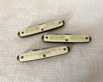 1 Vintage Pocket Knife, Advertising Pen Knife from Joe McLaren, Kansas City, Missouri