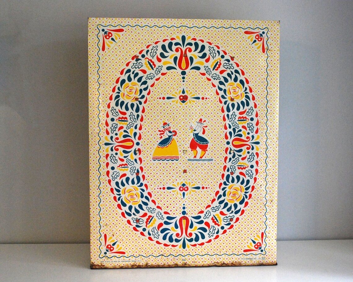 Tin Toy Hutch Gabinete Ideal de Hoosier de Juguete de la | Etsy