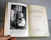 1940s College Science Textbook, "Introductory Course in College Physics," N. Henry Black, Library Decor, Science Geek Gift, Vintage Books