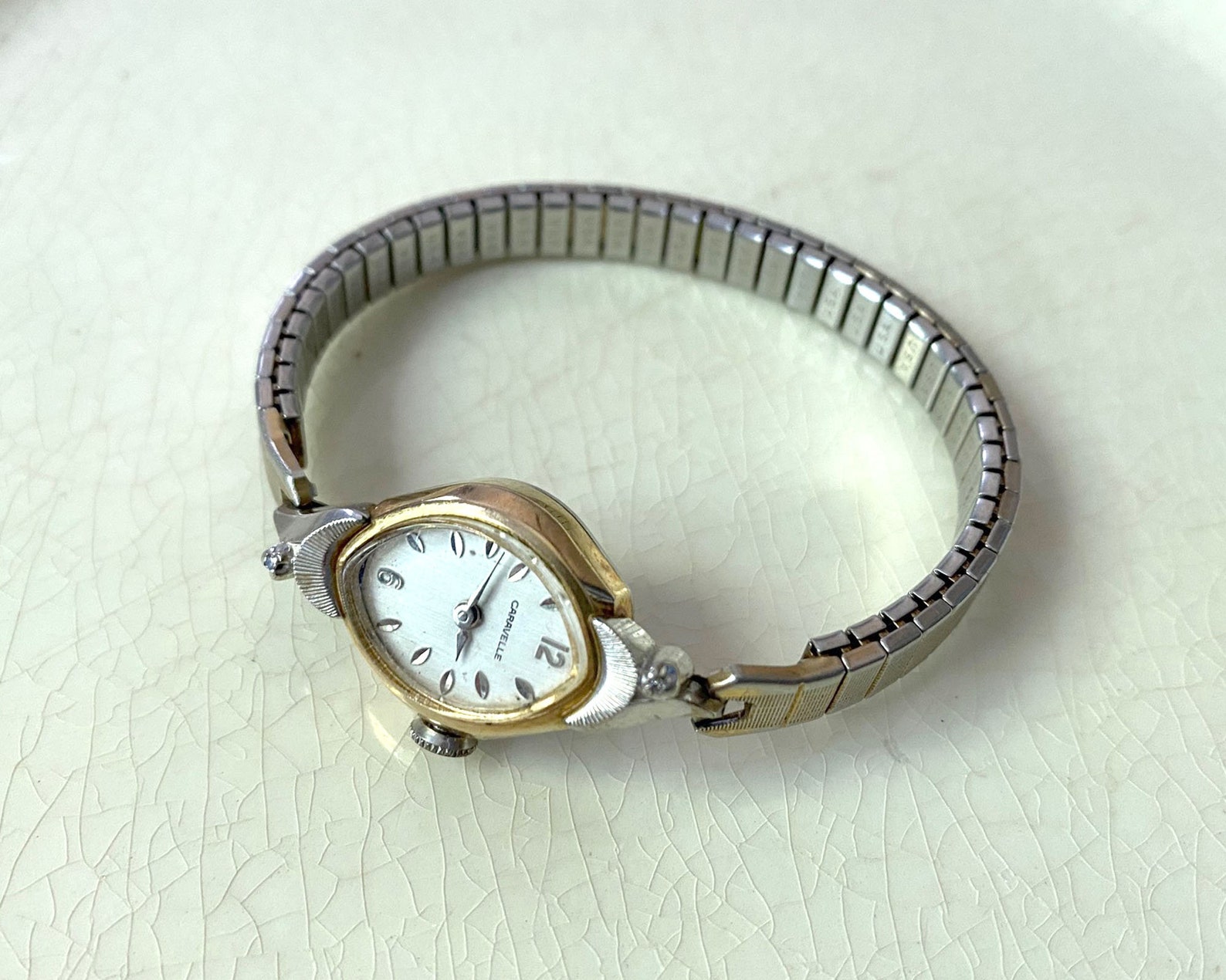1970s Caravelle Watch by Bulova, Working Ladies Wind up Mechanical