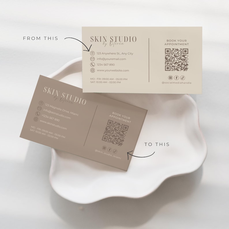 Here you can see the transformation of this med spa template and how it can be changed to match your aesthetics!