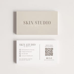 This esthetician business card template will elevate your skincare business.