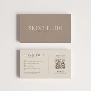 This esthetician business card template will elevate your skincare business.