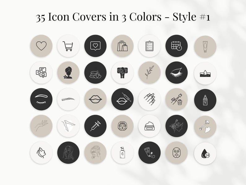 There are 35 IG Highlight Covers With Icons.