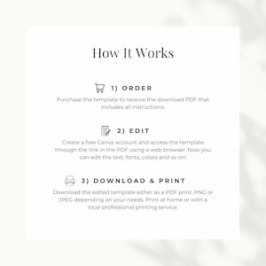 How it works: 1) order 2) edit 3) download and print this beauty salon business card.