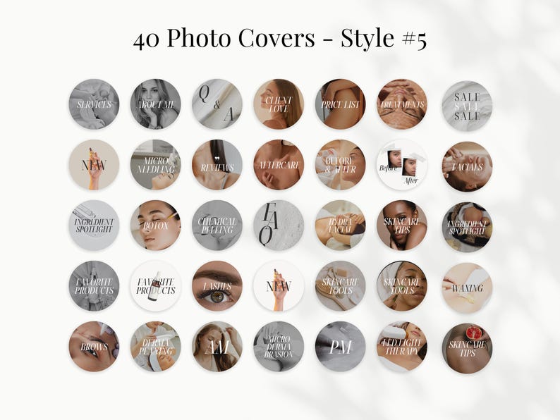 There are 40 Instagram Icons in Style Number 5: Photos.