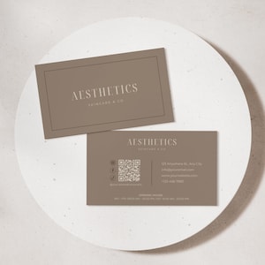 de Carte de visite pour esthéticienne | Carte de visite médicale de spa de <br> Liste d'envies Vous avez des idées ? Carte de visite pour salon de beauté | Image de marque de l'entreprise esthéticienne