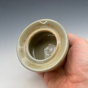 Incense Censer, wood-fired stoneware w/ celadon and natural ash glazes image 3