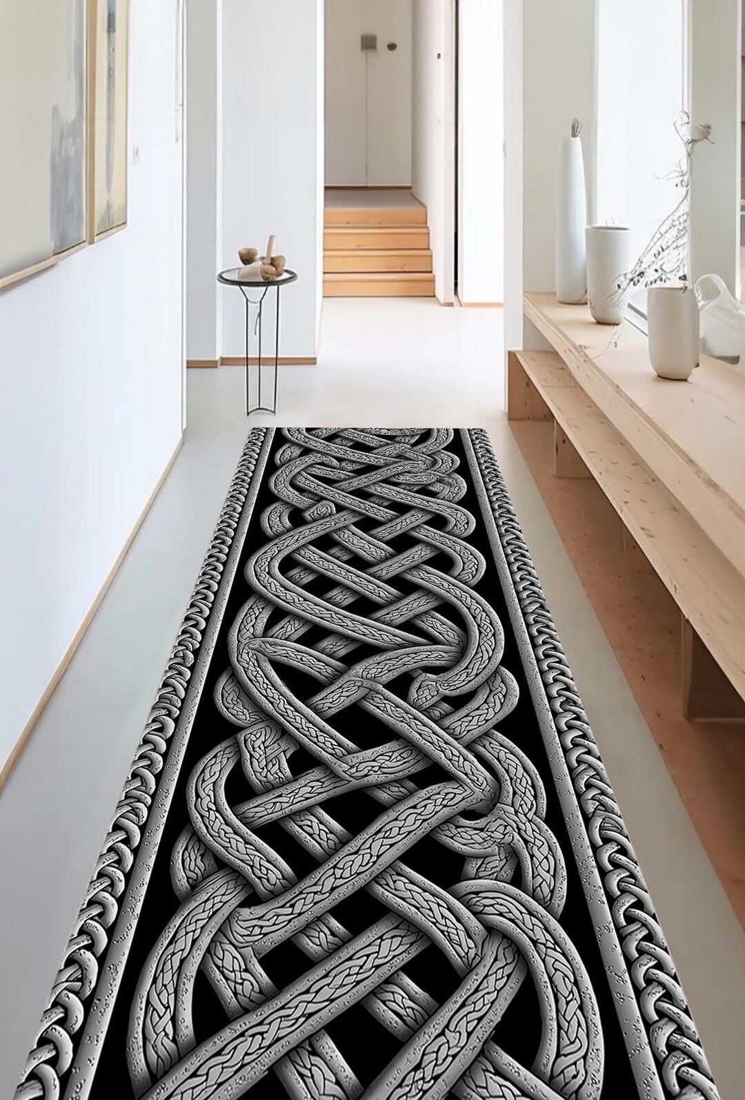 Viking Mythology Rug, Modern Celtic Knot Area Rug - Etsy