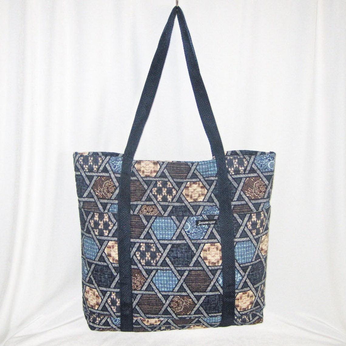 Laptop Book Tote Japanese Basketweave Kagome Design Quilted - Etsy