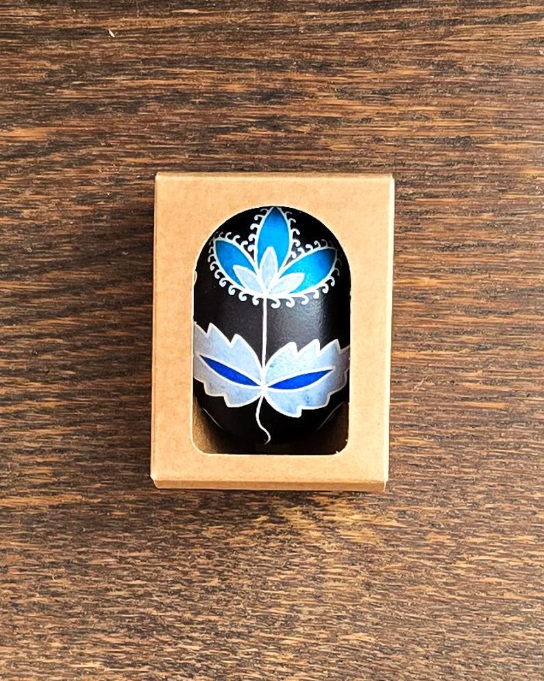 Handmade Ukrainian Pysanka Egg | Floral Folk Art Batik Decor - Etsy