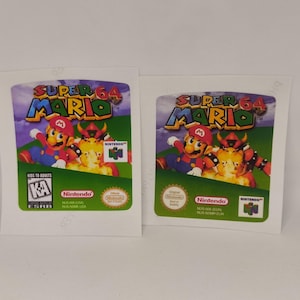 Super Mario 64 Stickers - Etsy
