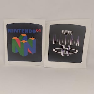 Label/sticker voor het herstellen van Nintendo 64, N64 Ultra en 64 cartridges. Logo voor SummerCart 64 of Everdrive.