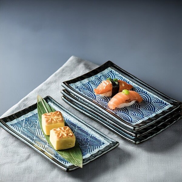 Japanese Sushi Serving Plates Etsy