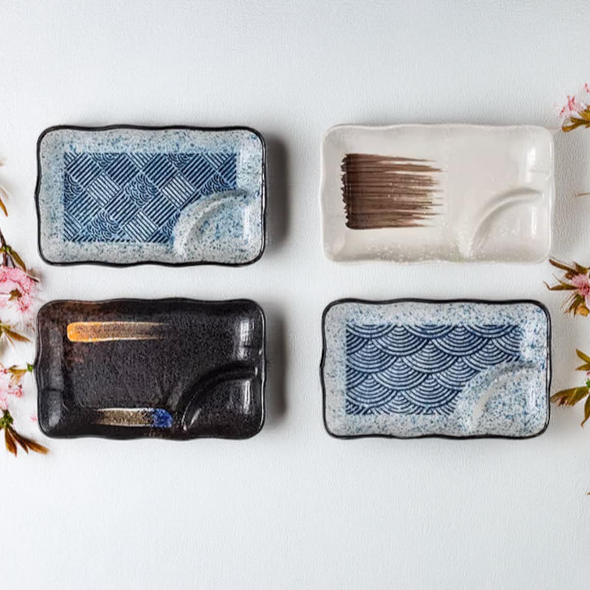Japanese Retro Style Sushi Plate
