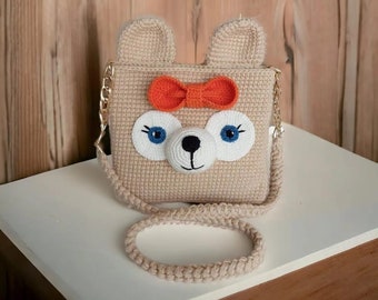bag, handbag, knitting bag, stylish bag