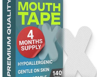 Hypoallergenic Mouth Tape for Sleeping, 140 Pack