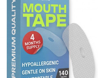 Hypoallergenic Mouth Tape for Sleeping: 140 Pack