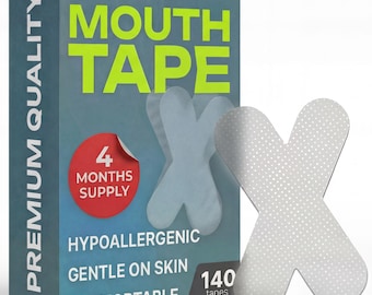 Hypoallergenic Mouth Tape for Sleeping, 140 Pack
