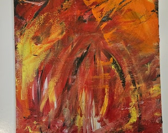 Burning Embers painting