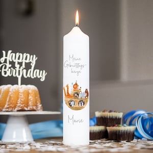 Birthday candle Partyarche, birth candle, birthday candle children, personalized, candle birthday, life candle, unique candle