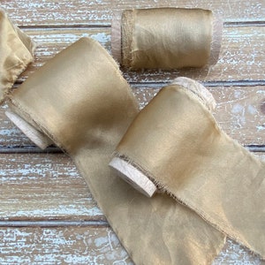 3 Rolls 3/8 Inch Gold Ribbon, Gold Satin Ribbon Thin Gold Ribbon for Gift  Wrapping Wedding Party Crafts Bouquet Bow Making (75Yards)