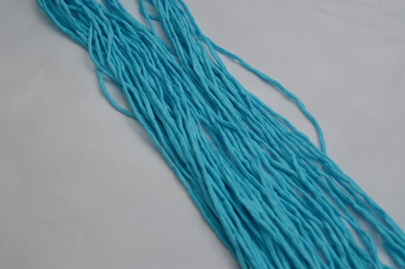 Turquoise Satin 3mm to 5 m cord