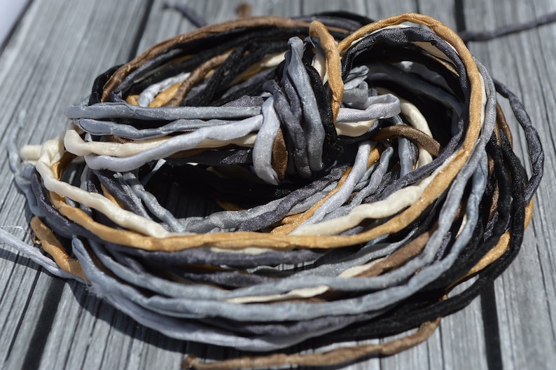 BLACK and Award-winning store TAN Spasm price Silk Cords Assortment 2mm S Dyed to Hand 3mm