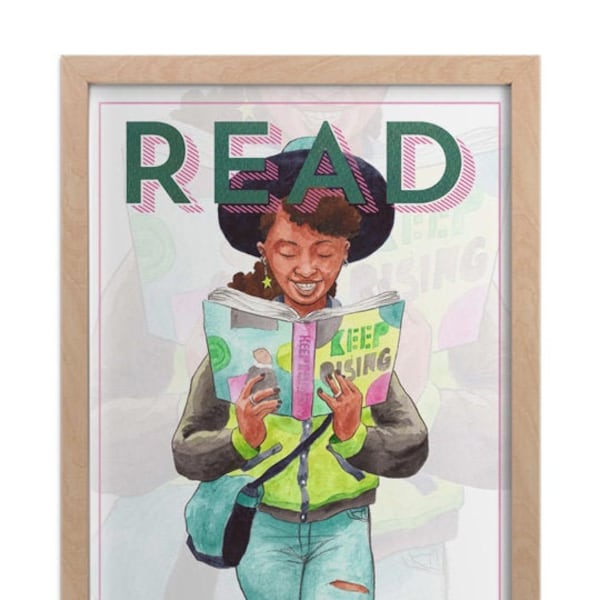 Young Black Girl | Print| READ