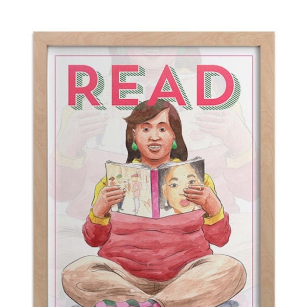 Young Brown Girl | Print| READ